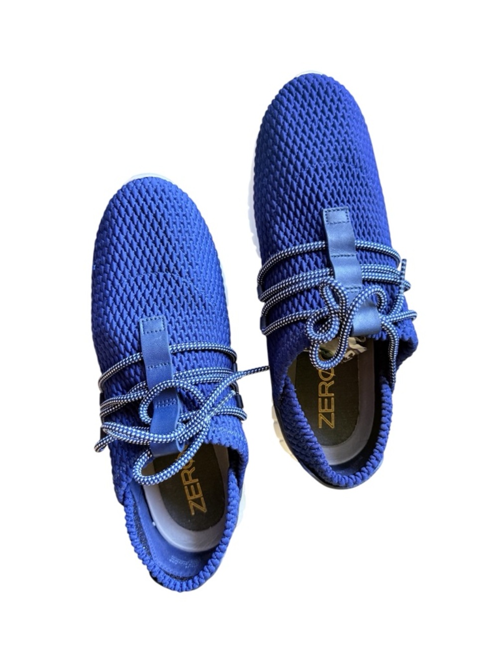 Cole Haan ZerøGrand Blue Knit Sneakers Lightweight Comfort Walking Shoes 6.5 - Picture 15 of 16